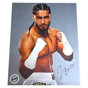 Mustafa Ali (Adeel Alam) Autographed TNA, WWE Wrestling 8x10 Photo 100% Auth